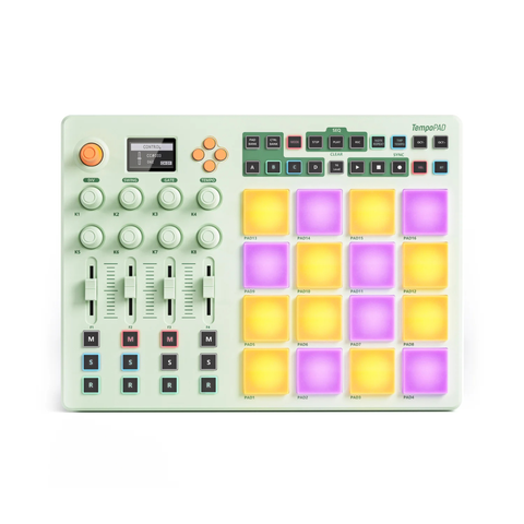 Synido TempoPAD C16 Wireless MIDI Controller Bluetooth Beat Maker MIDI 16-Pad