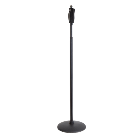 Microphone stand round base with hand clutch