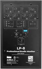 Kali Audio LP-8 V2 8-inch Powered Studio Monitor (Pair)-Black