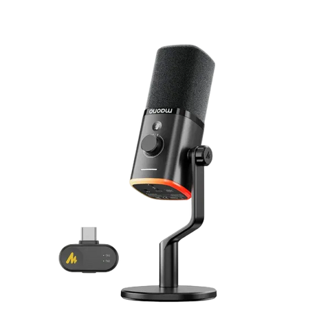 Maono PD100W Wireless & USB Dynamic Microphone