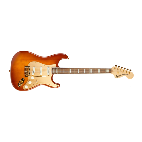 Squier by Fender 40th Anniversary Stratocaster Gold Edition Electric Guitar