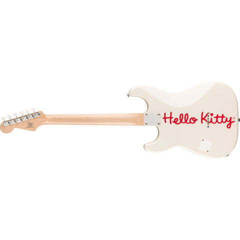 Fender's Squier Fender x Hello Kitty White Stratocaster