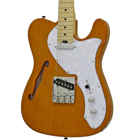 Aria TEG-TL-N Semi-Hollow Telecaster Electric Guitar