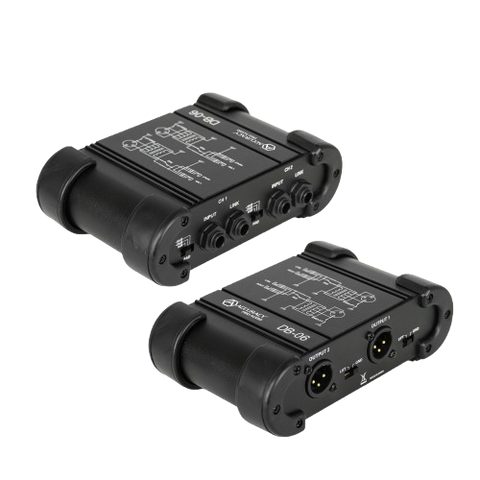 Accuracy Pro Audio DB-06 Direct Professional Box Audio 1/4" Dual Channel DI Box