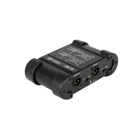 Accuracy Pro Audio DB-06 Direct Professional Box Audio 1/4" Dual Channel DI Box