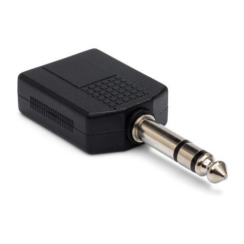 Hosa Dual adapter 1/4 in TRS to 1/4 in TRS