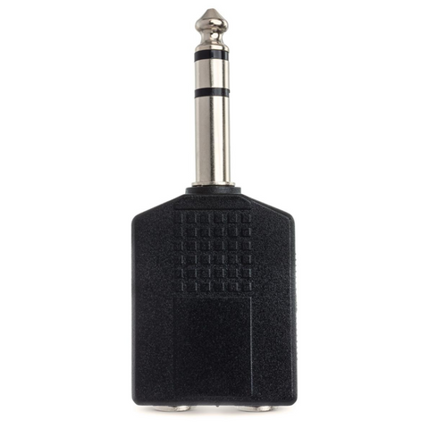 Hosa Dual adapter 1/4 in TRS to 1/4 in TRS