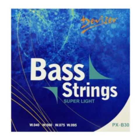 Deviser PX-B30 Bass Guitar Strings – Super Light (.040–.095)