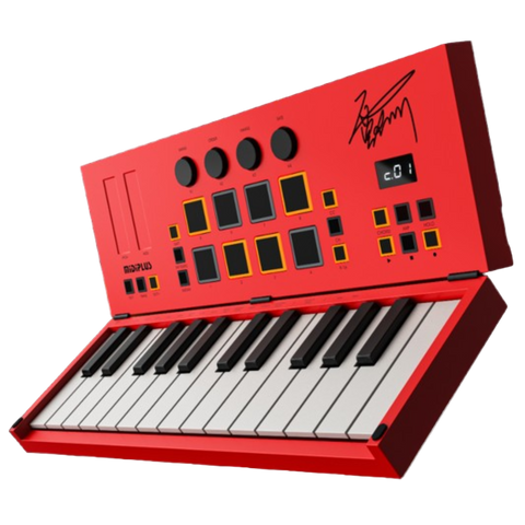 MIDIPLUS Vboard 25 Folding MIDI Keyboard Controller (Red)