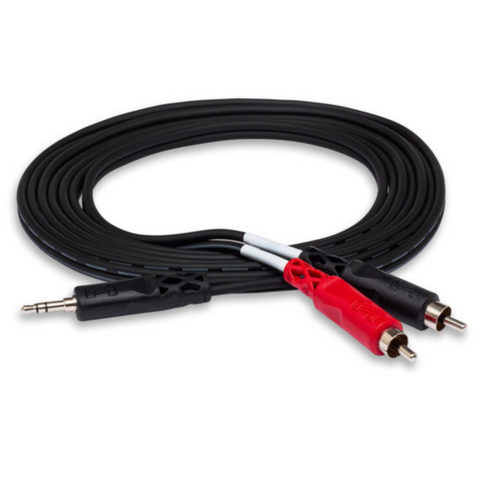 Hosa 3.5 mm TRS to Dual RCA