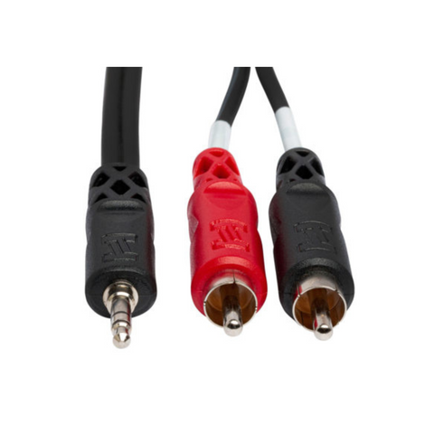 Hosa 3.5 mm TRS to Dual RCA