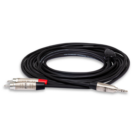 HOSA REAN 3.5MM TRS TO DUAL RCA M