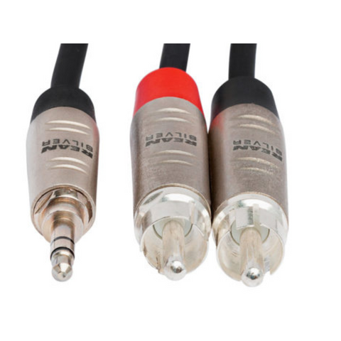 HOSA REAN 3.5MM TRS TO DUAL RCA M