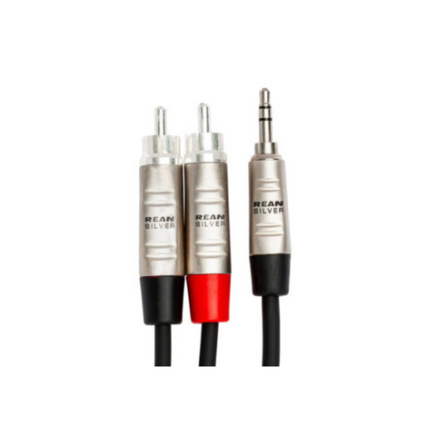 HOSA REAN 3.5MM TRS TO DUAL RCA M