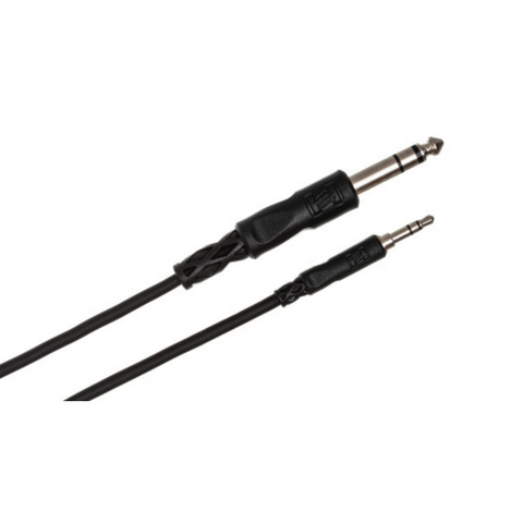 Hosa 3.5 mm TRS to 1/4 in TRS