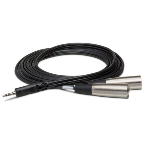 HOSA 3.5MM TRS M TO DUAL XLR M