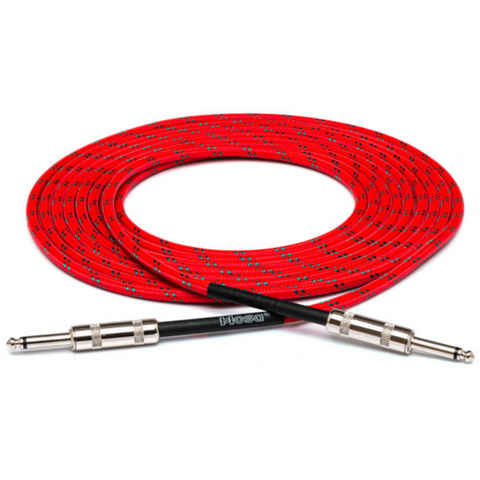 HOSA CLOTH GUITAR CABLE TS M TO SAME