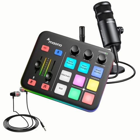 Solo Streaming Kit – Maono G1 Neo + PD100X + HM25