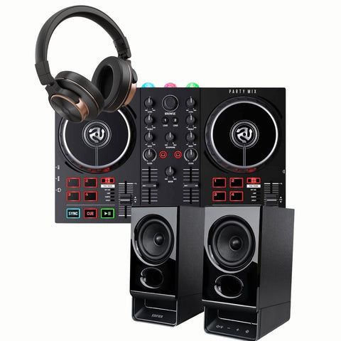 Numark Party Mix II Complete DJ Starter Bundle